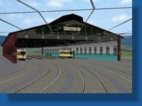 Durchfahr-Halle
